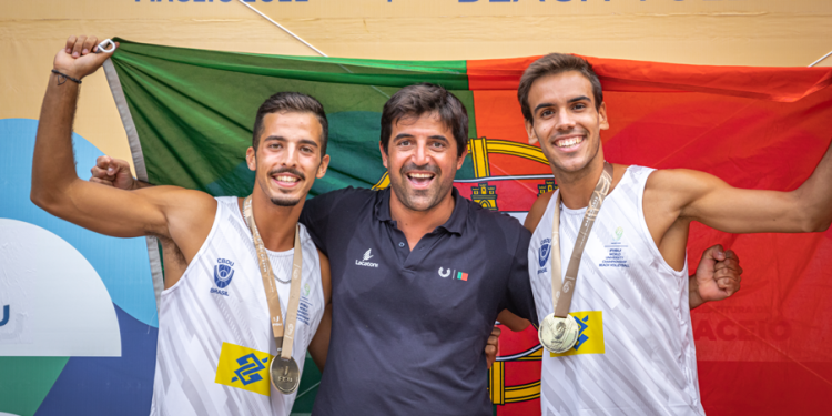 Dupla portuguesa sagrou-se campeã mundial universitária de voleibol de praia