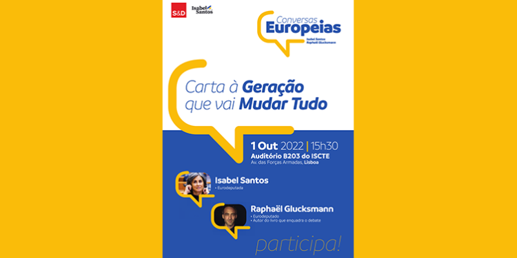 Isabel Santos traz Raphael Glucksmann a Portugal em "Conversas Europeias" 