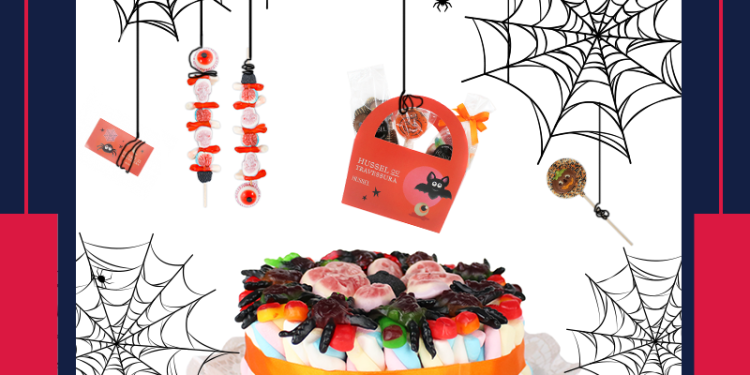 Ganha um cabaz de doces de Halloween Hussel