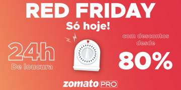 Red Friday e Descontos: Zomato pinta Sexta-feira de Encarnado
