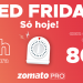 Red Friday e Descontos: Zomato pinta Sexta-feira de Encarnado