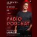 Fábio Porchat anuncia nova data do espectáculo de Stand-Up Comedy em Portugal