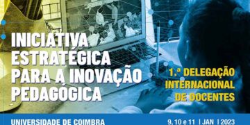 Iniciativa Estratégica para a Inovação Pedagógica vai ocorrer na Universidade de Coimbra