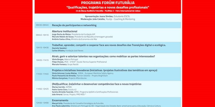 Futurália organiza Fórum "Qualificações, Trajetórias e novos desafios profissionais" em debate no dia 24 de março