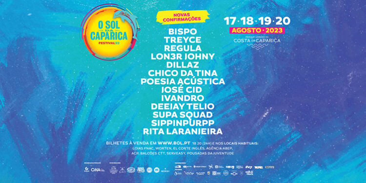 Bispo, Treyce, Regula, Dillaz, Poesia Acústica e José Cid entre as novas confirmações d'O Sol da Caparica