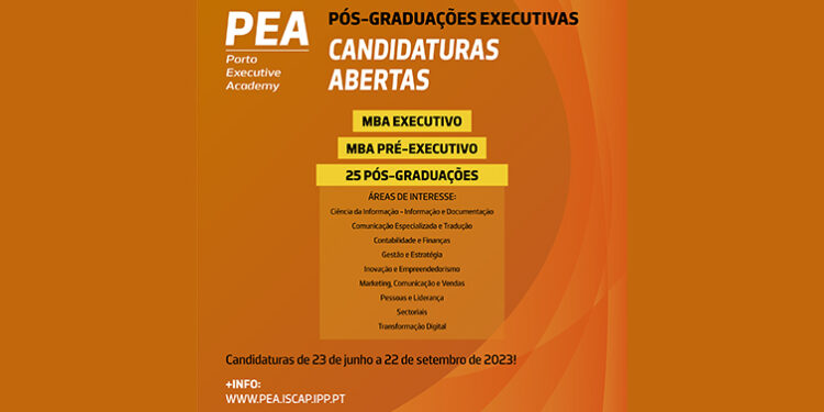 Estão abertas as candidaturas para MBA e Pós-Graduações no ISCAP até 22 de setembro