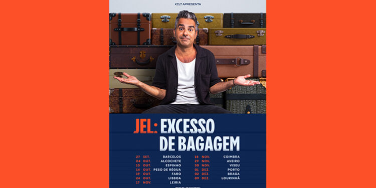 "Excesso de Bagagem" é o primeiro solo de stand up comedy de Jel