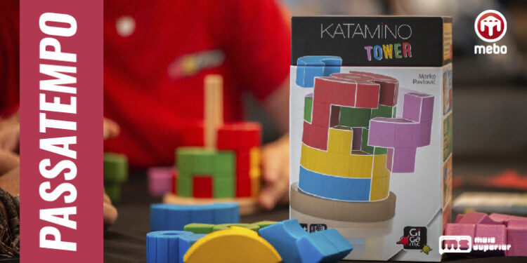 Estamos a oferecer um jogo de Marko Pavlovic, o Katamino Tower