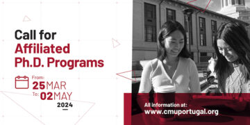 CMU Portugal abre candidaturas para 12 Bolsas de Doutoramento em TIC
