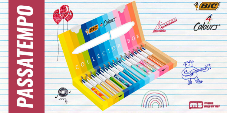 A BIC oferece-te uma coleção especial de esferográficas BIC 4 Cores — uma para cada um dos teus estilos!