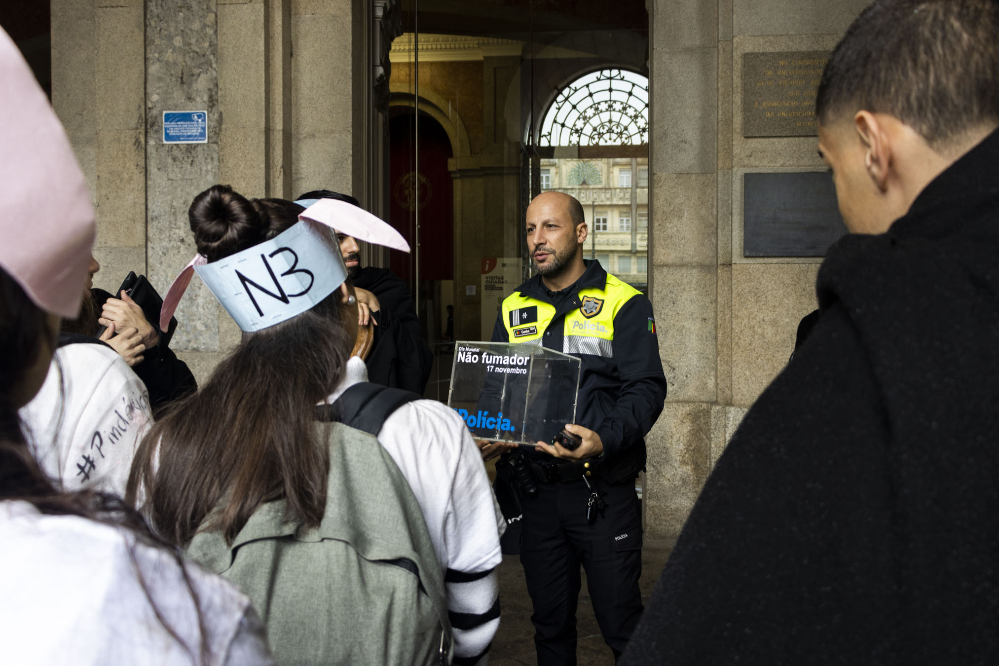 Dia Mundial do Não Fumador une Ensino Superior e Polícia Municipal do Porto (em ação de sensibilização)