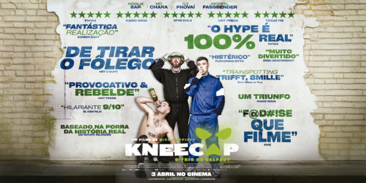 "Kneecap — O Trio de Belfast" em exibição nos cinemas