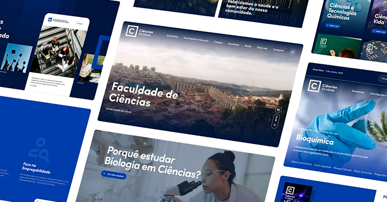 Faculdade de Ciências da Universidade de Lisboa inaugura novo website!